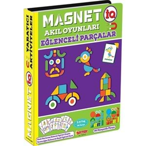 Dıy Toy Magnet Iq Eğlenceli Parçalar 3-8 Yaş 76 Parça