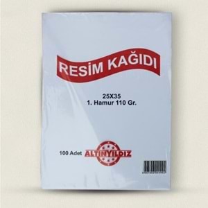 Altınyıldız Resim Kağıdı 25X35 (100 Adet)