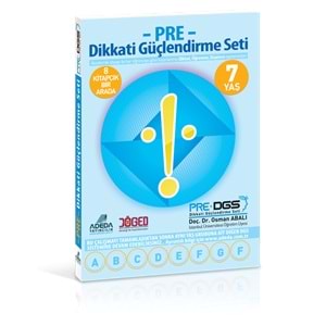 Adeda Dikkati Güçlendirme Seti -Pre- 7 Yaş