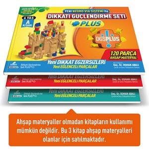 Adeda Dikkat Güçlendirme Seti Plus 6 Yaş Kitapları