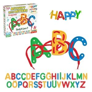 Fen Toys Harf Şekiller İpli Aktivite 140 Parça 3673