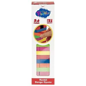 Playwood Kutuda Renkli Denge Oyunu Ony-310