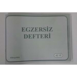 Altınyıldız Egzersiz Defteri 40 Yp (1 Adet)
