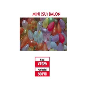 Su Balonu Pt20 Karışık 8Cm 500 Lü #086