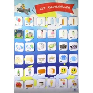 Anki Toys Cırtlı Pano Zıt Kavramlar And-5192