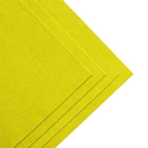 Kalın Keçe 50X70 5 Li Sarı K7133