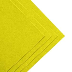 Kalın Keçe 50X70 5 Li Sarı K7133
