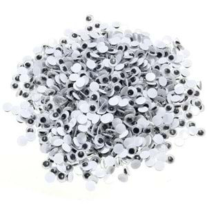 Beyaz Oynar Göz Kirpiksiz 8Mm -10BİN Li -245