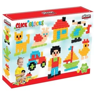 Pilsan Oyuncak Çıtçıt Bloklar 224 Lü 03284