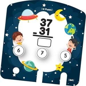 Yükselen Zeka Toplama ve Çıkarma Kutusu 5-10 Yaş