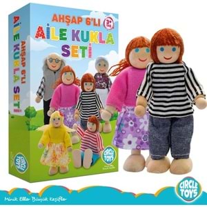 Circle Ahşap Aile Seti 6 lı
