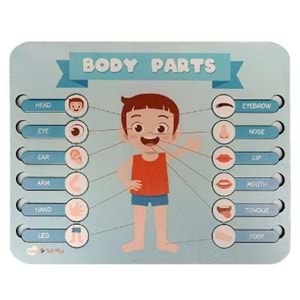 Gift Plus Ahşap Puzzle Body Parts 20x25