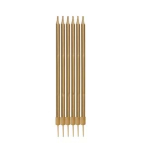 Kika Altın Doğum Günü Mumu 14cm MM21-6