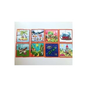 Yuka Kids Paş Tamamlama Kartları Dört Parçalı