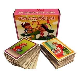 Yuka Kids Sıralama Kartları 7 Li