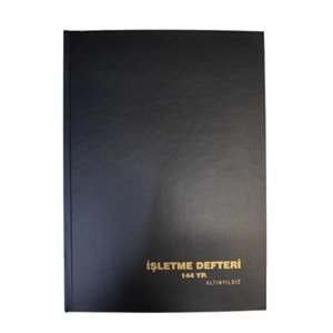 Altınyıldız İşletme Defteri 144 Yp Ciltli Numarlı