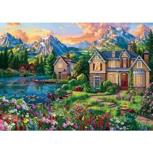 Ks Games Puzzle 2000 Cozy House By The Lake
