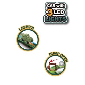 Kayyum Oyuncak Dino Tracks Yol Set 192 Parça