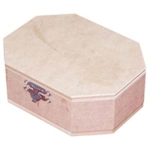 Klipsli Bölmeli Kutu Sekizgen 32X24cm