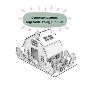 Totteriq Ahşap Boyama Ali Babanın Çiftliği 8202