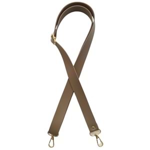 Çanta Aksesuar Suni Deri Ayarlı Çanta Sapı 120x2.4 cm Vizon Renk Light Gold Metalli