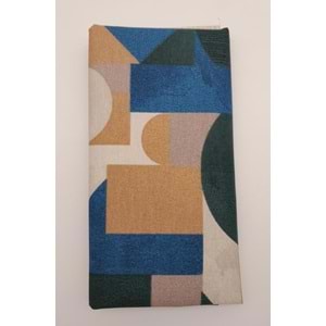 Çanta Aksesuar 90X50 Cm Duck Astarlık Kumaş Geometrik Desen No:11