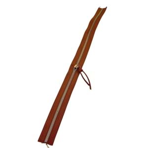 Çanta Aksesuar Düğüm Başlıklı Fermuar 40 Cm Light Gold Metal Taba Renk