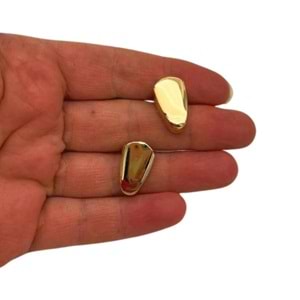 Çanta Aksesuar Light Gold Renk Fermuar Stop Büzgü Ucu 2 Adet