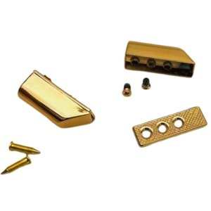 Çanta Aksesuar 8 Mm Light Gold Renk Vidalı Kulpluk 2 Adet