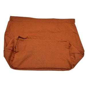 Çanta Aksesuar Örgü Çantaya Hazır Astar Tabanlı 22x12 cm Açık Kahve Renk