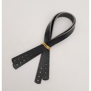 Çanta Aksesuar Gerçek Deri 35X1.2 Cm Siyah Renk Çanta Sapı