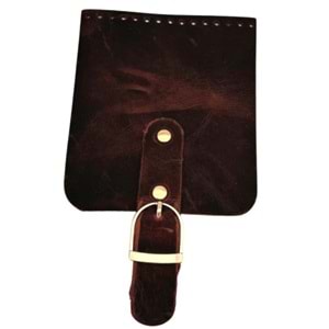 Çanta Aksesuar Gerçek Deri 21x12 cm Hardal Sarı Crazy Renk Çanta Kapağı Light Gold Metalli