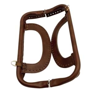 Çanta Aksesuar 25 cm Suni Derili Taba Renk Gizli Çanta Bursu Yeni Model