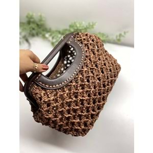 Çanta Aksesuar 25 cm Suni Derili Siyah Renk Gizli Çanta Bursu Yeni Model