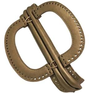 Çanta Aksesuar 25 cm Suni Derili Gold Renk Gizli Çanta Bursu Yeni Model