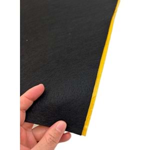 Çanta Aksesuar 2 mm Yapışkanlı Keçe 100x45 Cm Siyah