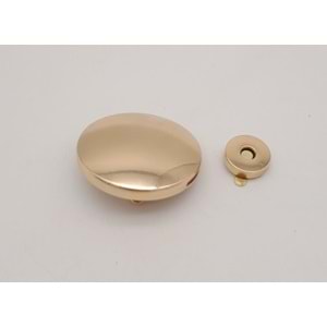 Çanta Aksesuar 5 cm Yuvarlak Mıknatıslı Kilit Light Gold