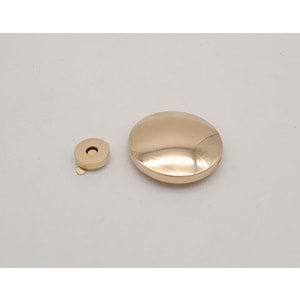 Çanta Aksesuar 5 cm Yuvarlak Mıknatıslı Kilit Light Gold