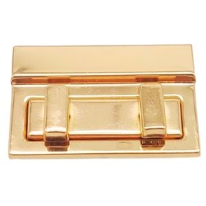 Çanta Aksesuar Light Gold Renk 5.3x3.5 cm Kilit No:87