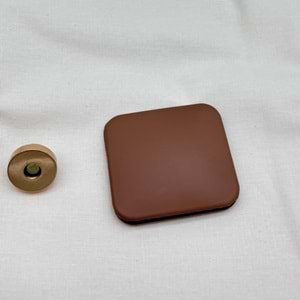 Çanta Aksesuar Vizon Renk 5x4.5 cm Mıknatıslı Mat Kilit