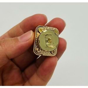 Çanta Aksesuar Light Gold Renk 2.5x2 Cm Mıknatıslı Kilit