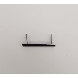Çanta Aksesuar Handmade Yazılı Metal Etiket Plaka Süs Füme Renk