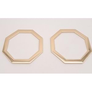 Çanta Aksesuar 10 cm Sekizgen Light Gold Metal Çanta Sapı