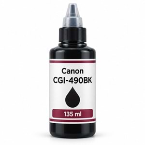 Canon CGI-490Bk Siyah Muadil Mürekkep 135 ml
