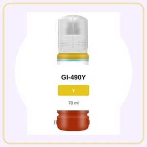 Canon CGI-490Y Sarı Muadil Mürekkep 70 ml