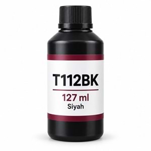 Epson T112BK Siyah Muadil Mürekkep 127 ml