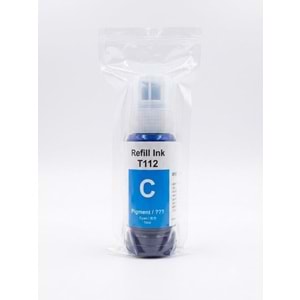Epson T112C Mavi Muadil Mürekkep 70 ml