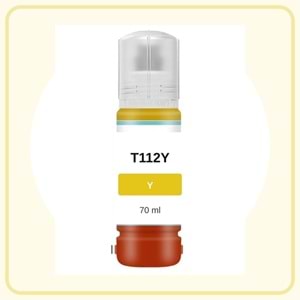 Epson T112Y Sarı Muadil Mürekkep 70 ml