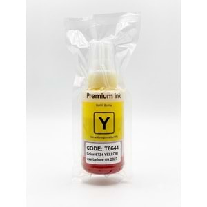 Epson T6644 / T6734 Sarı Muadil Mürekkep 70 ml