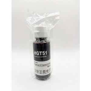 Hp Gt51Bk Siyah Muadil Mürekkep 90 ml